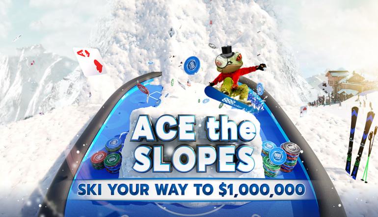 888 poker ace the slopes free roll promotion